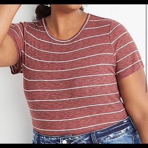 Another Maurices T-shirt! This one is a light maroon and very soft.